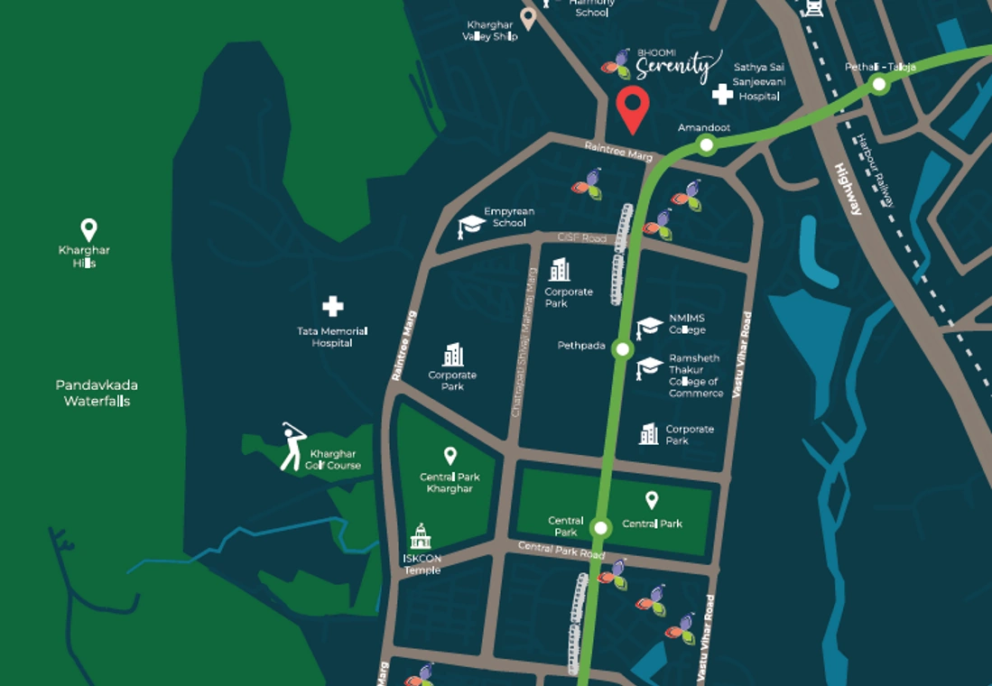 Location Plan of Bhoomi Serenity