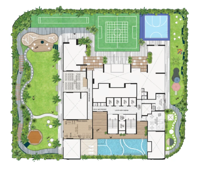 Master plan of Bhoomi Serenity